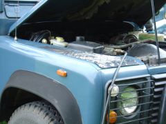 The Tyre Compressor fitted to the Land Rover